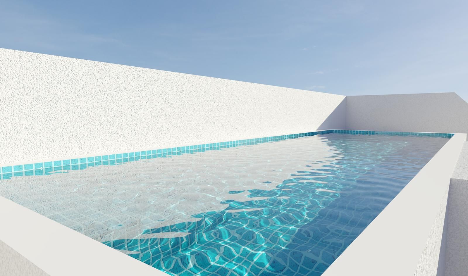Open-plan living area in 3-bedroom new-build apartment, Centro, Torrevieja