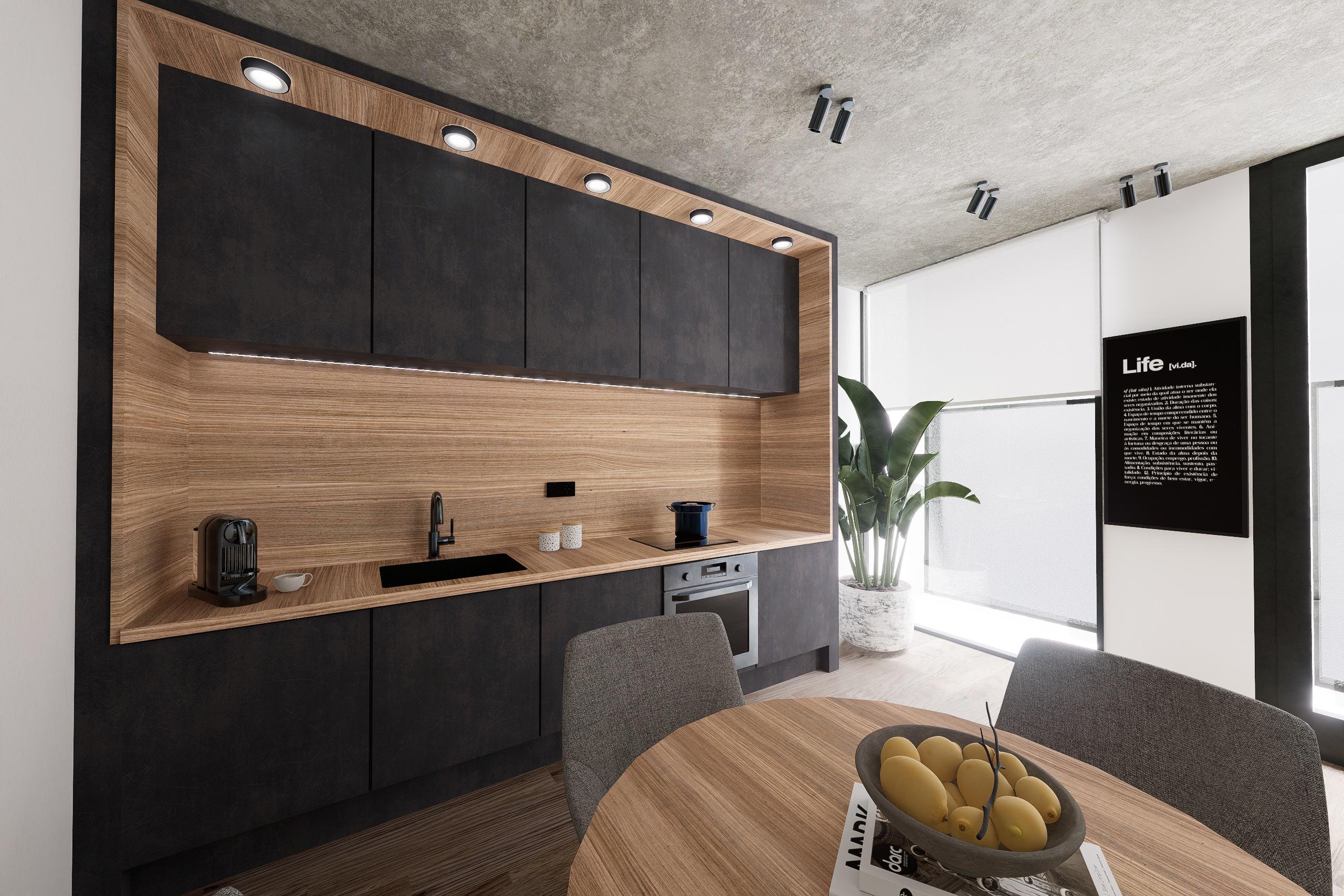 Living room corner view, 1-bedroom apartment, Alipark, Alicante