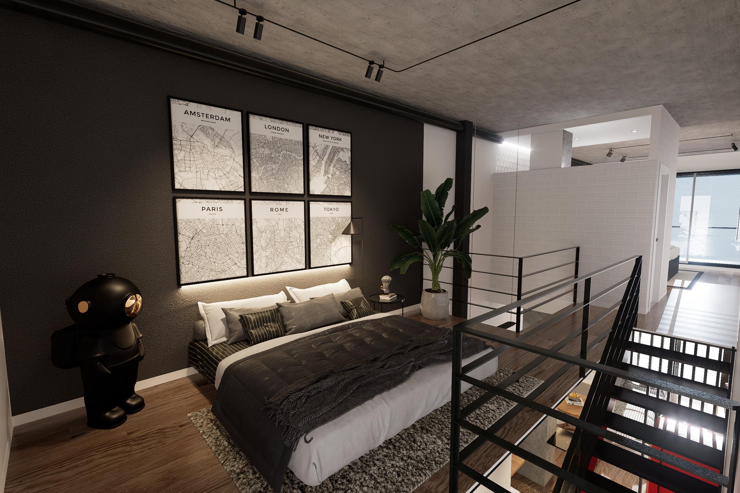 Bedroom in ground-floor new-build apartment, Alipark, Alicante