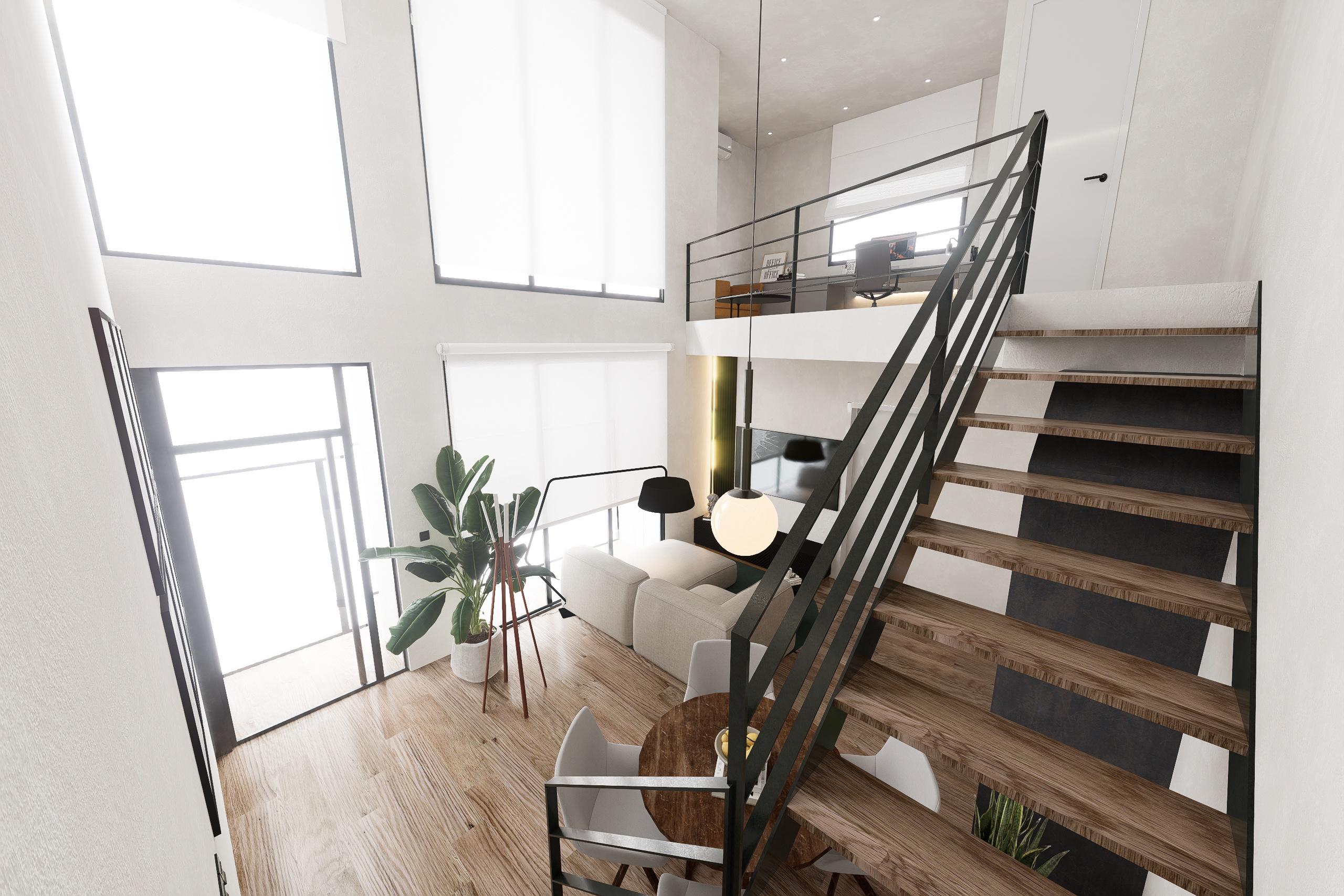 Kitchen overhead lighting, new-build apartment, Alipark, Alicante