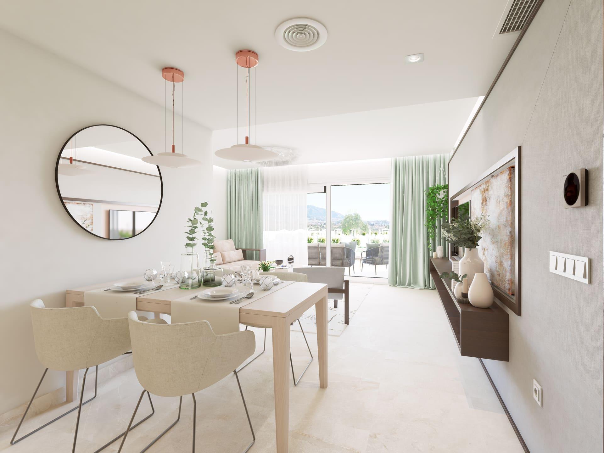 Open rooftop solarium with surrounding views, 3-bedroom penthouse, La Cala Golf