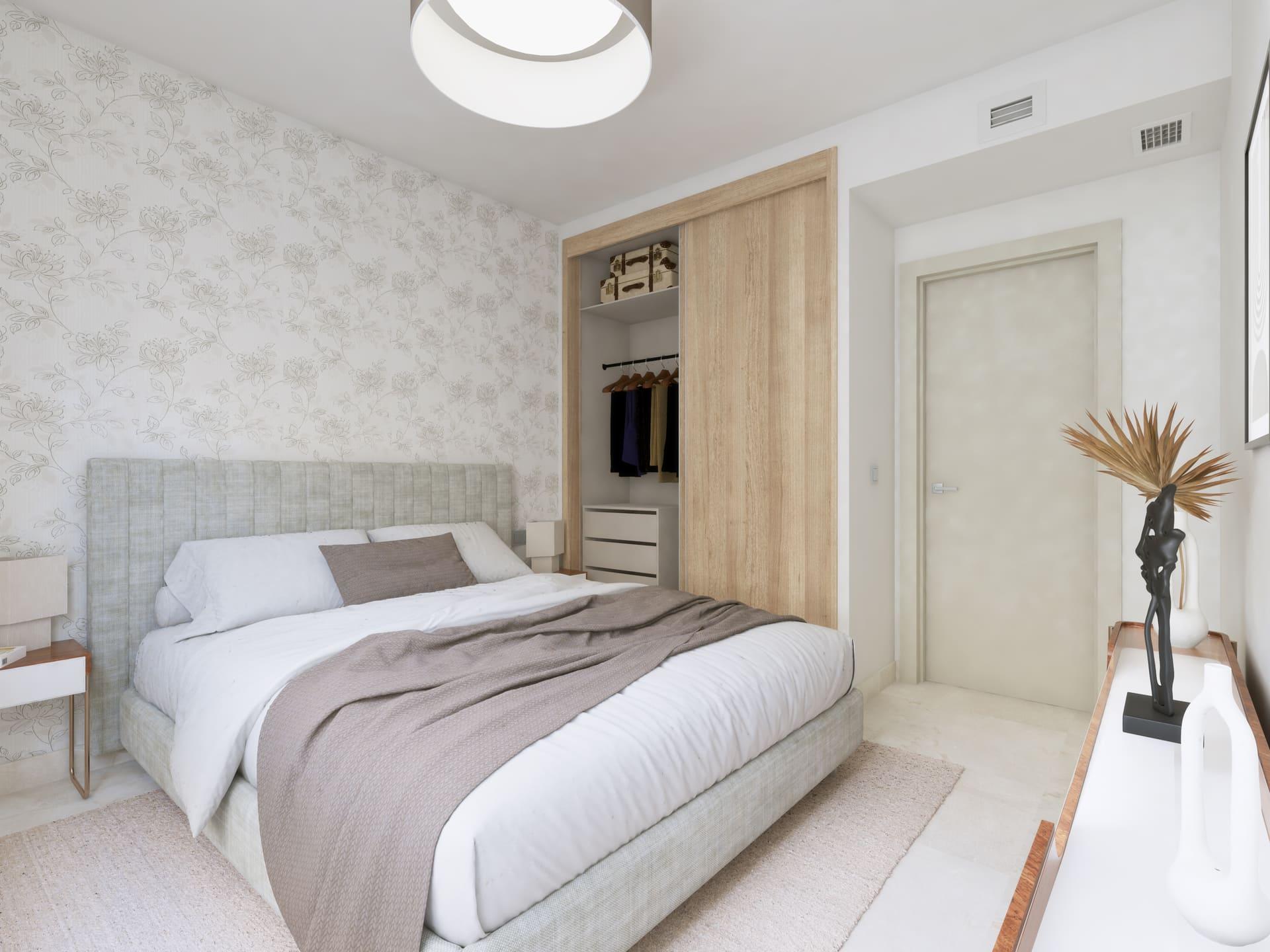 Lift lobby inside new-build development, La Cala Golf, Mijas