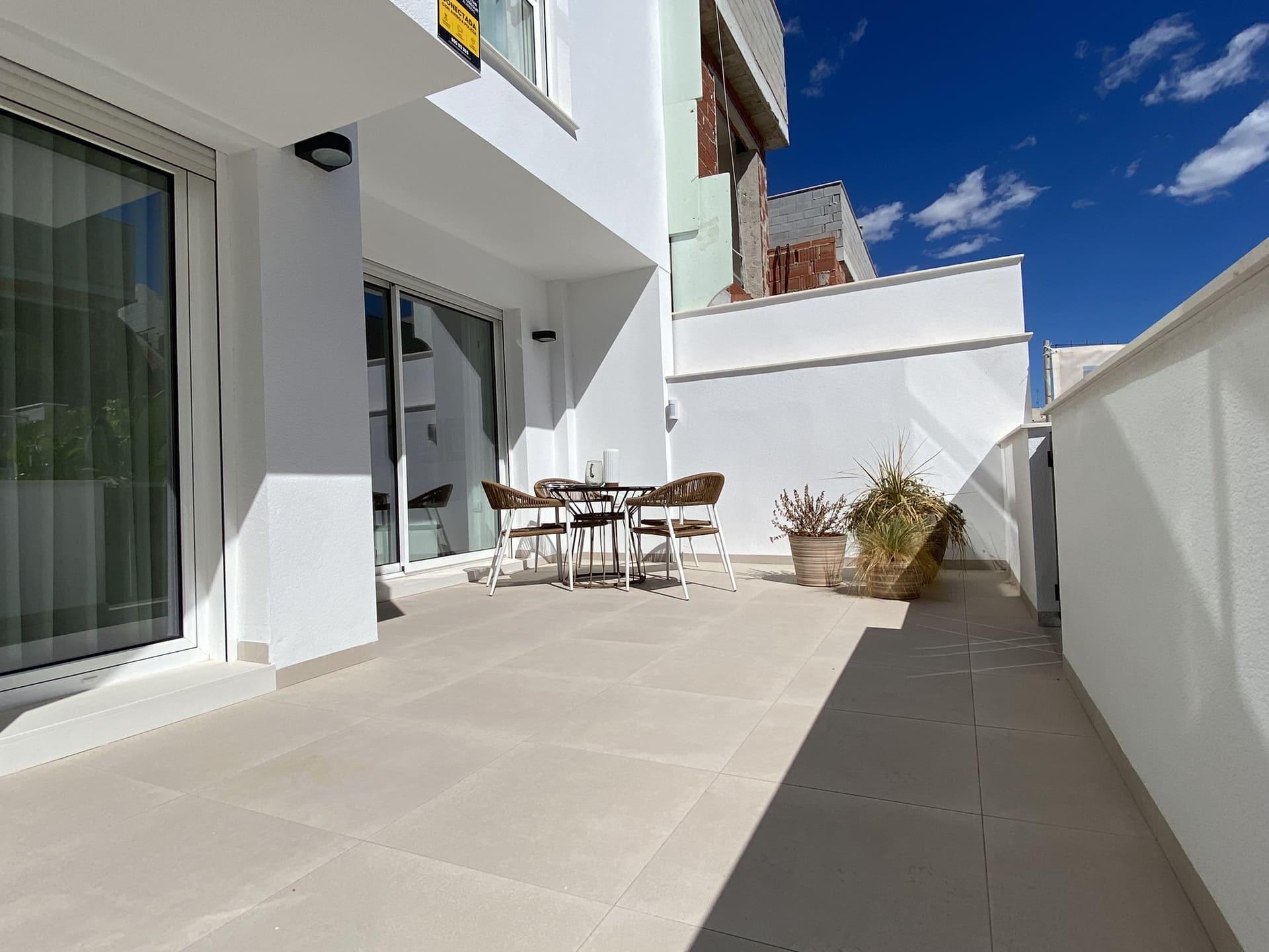 Pool area with sun terrace in new-build residential complex, Pilar De La Horadada