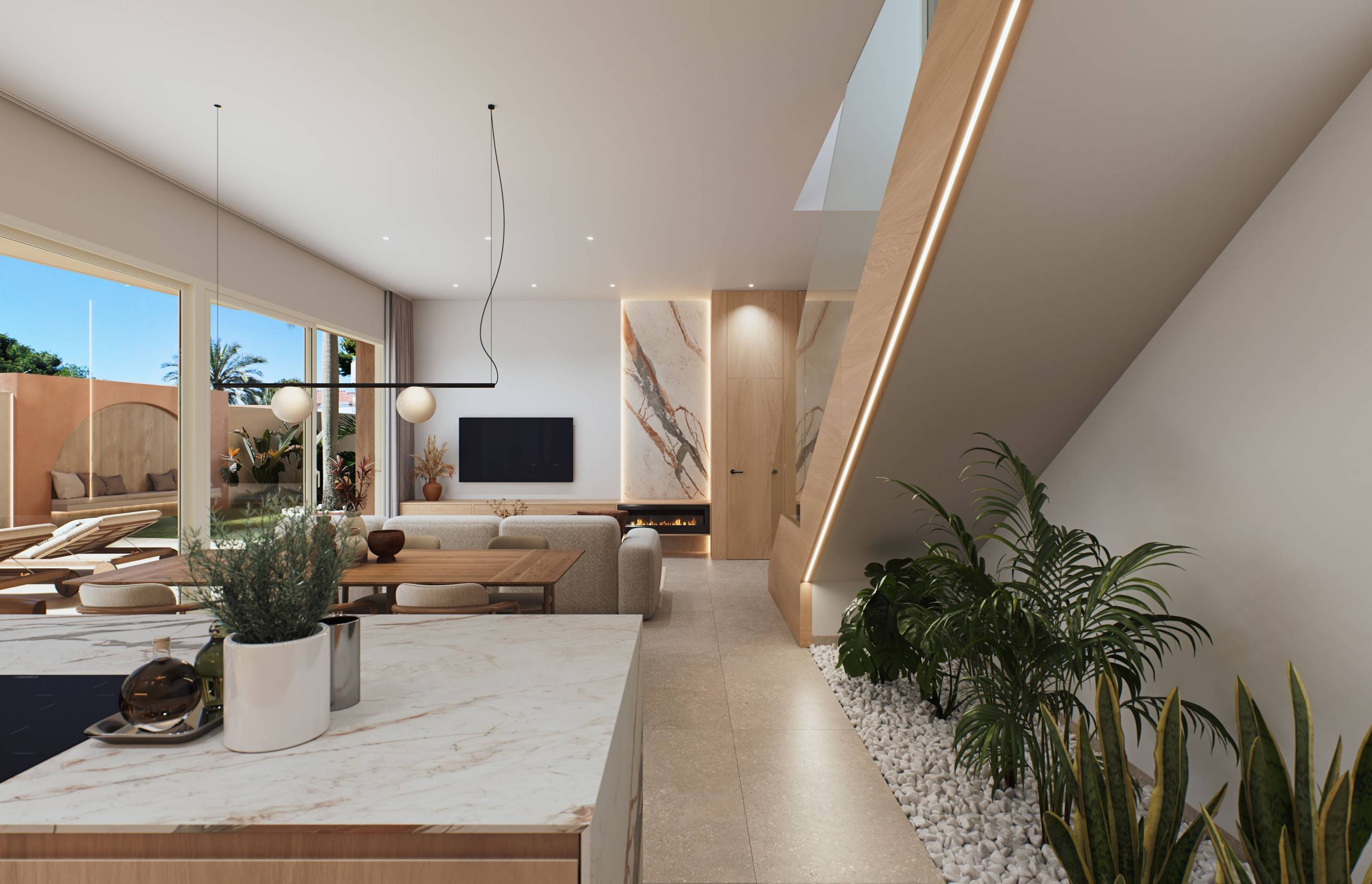 Bathroom vanity unit and basin fittings, 3-bedroom villa, Altos de Campoamor