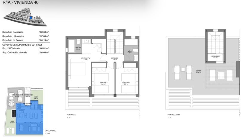 Floor plan - ground floor of 3-bedroom townhouse in Estepona