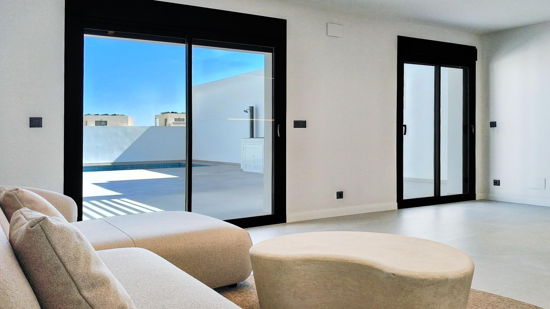 Garage interior in 5-bedroom new-build villa, Ciudad Quesada, Rojales