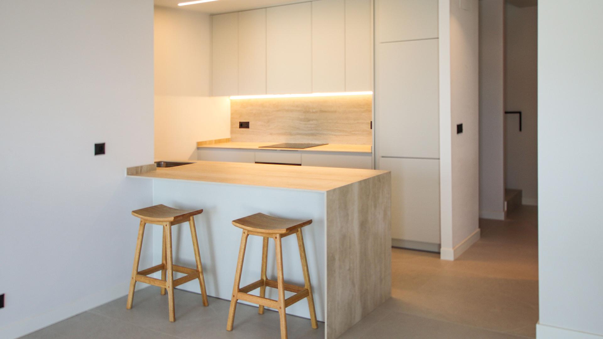 Kitchen worktop and appliance detail in new-build villa, Centro de la Ciudad Quesada