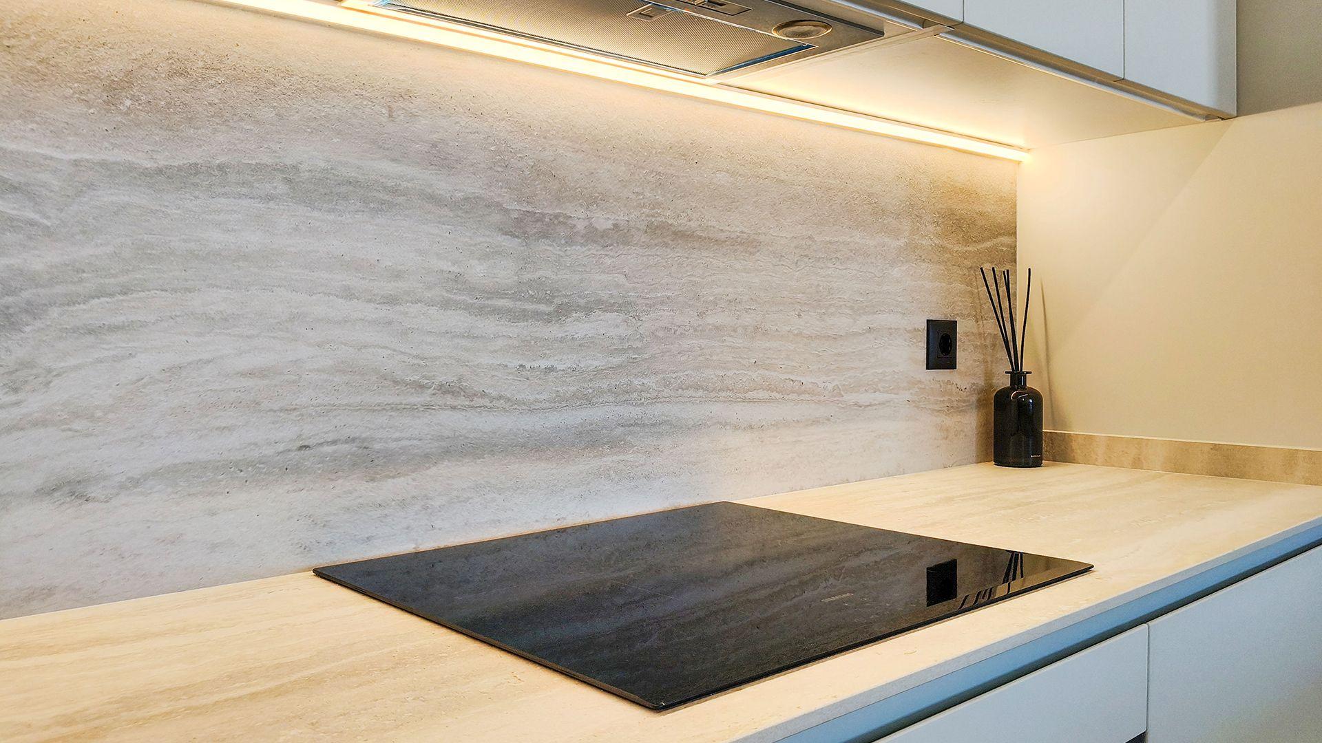 Lounge area with porcelain tile flooring in new-build villa, Centro de la Ciudad Quesada