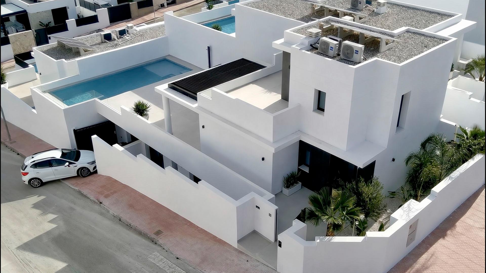 Terrace door and living room access in new-build villa, Centro de la Ciudad Quesada