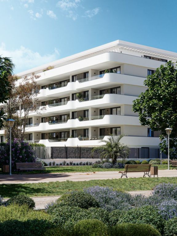Landscaped surroundings of new-build development, Vélez-Málaga