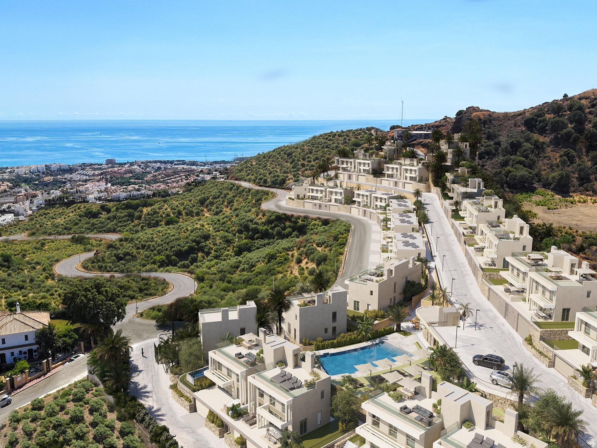 Communal gym interior in new-build development, Riviera del Sol, Mijas