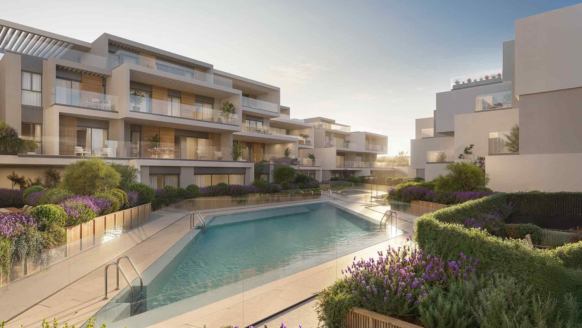 Fitted kitchen in 4-bedroom new-build apartment, Nueva Andalucía, Marbella