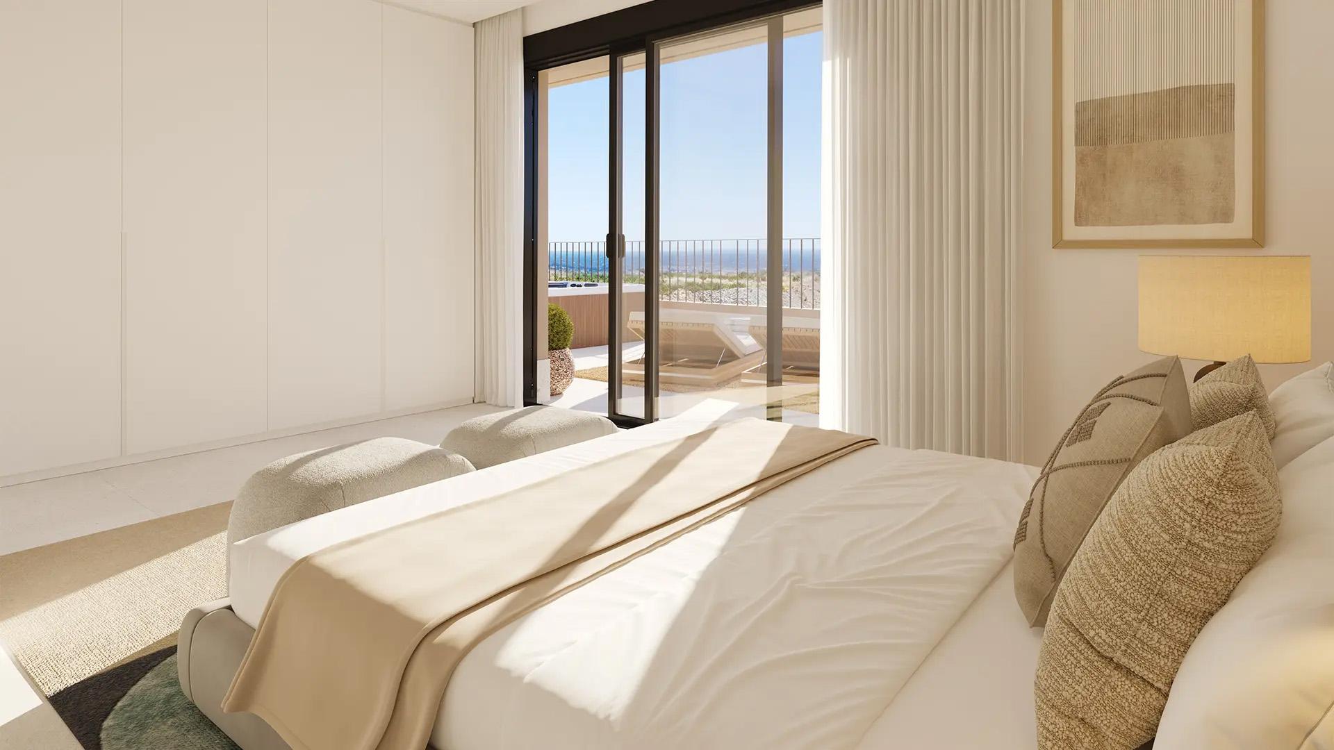 Communal pool within the El Higuerón residential complex, Fuengirola
