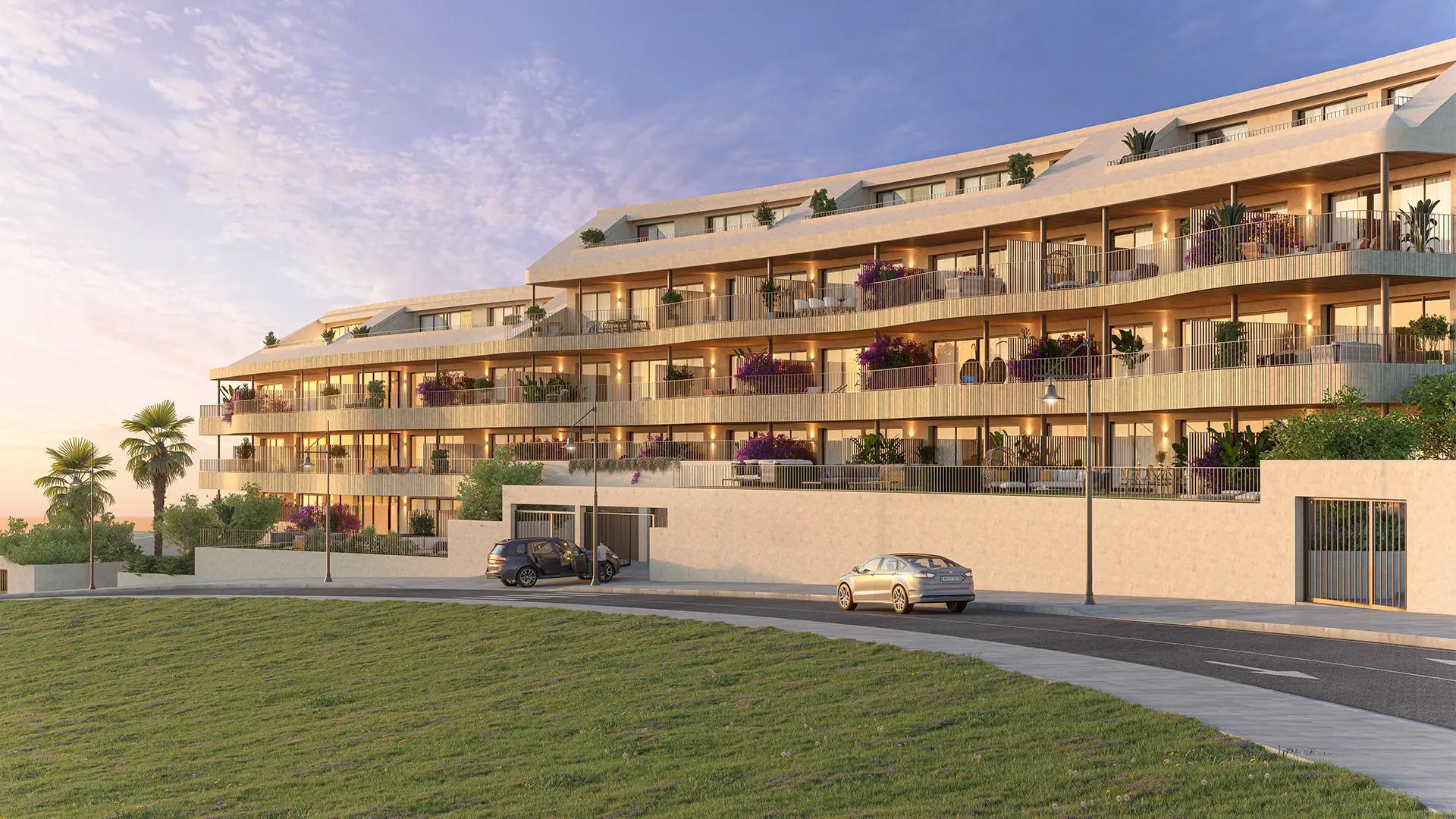 Secondary interior view in 1-bedroom new-build penthouse, El Higuerón, Fuengirola