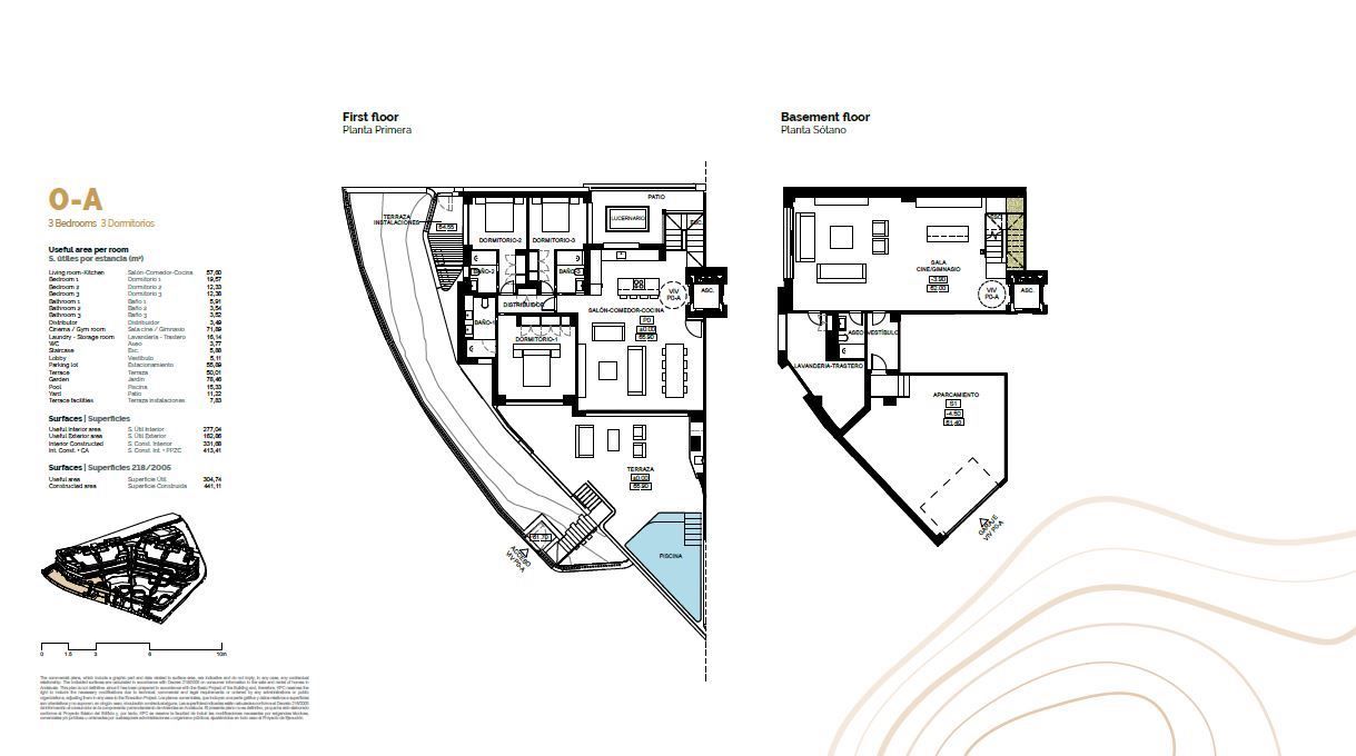 South-west facing exterior of 8-unit complex in La Reserva de Marbella