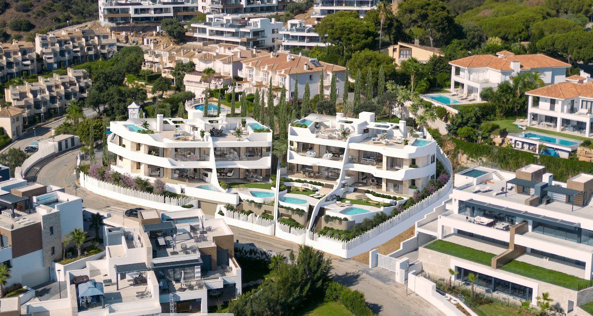 Main bedroom in 3-bedroom townhouse, La Reserva de Marbella