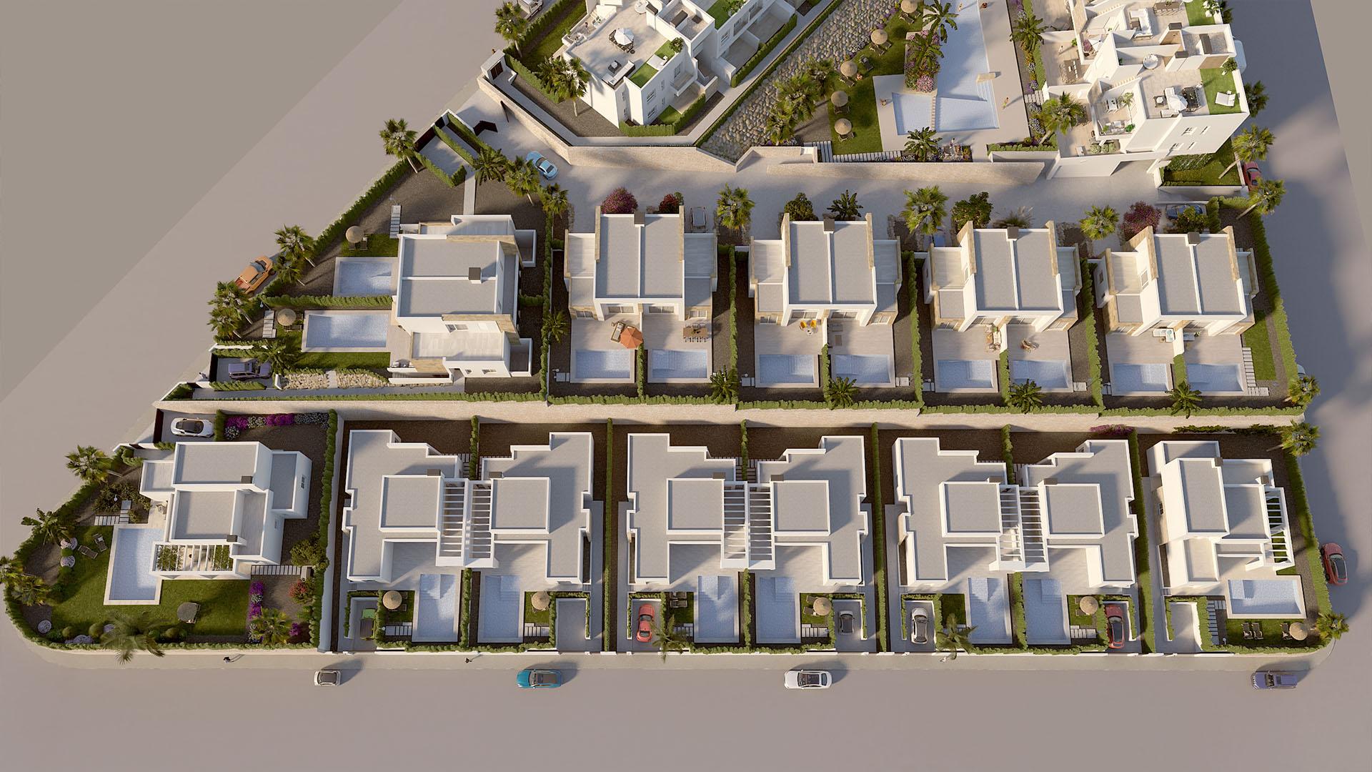 Double bedroom with window and neutral décor in 3-bedroom townhouse, La Finca Golf, Algorfa
