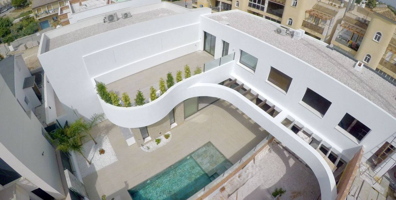 Street-level view of villa exterior, Heredades, Rojales