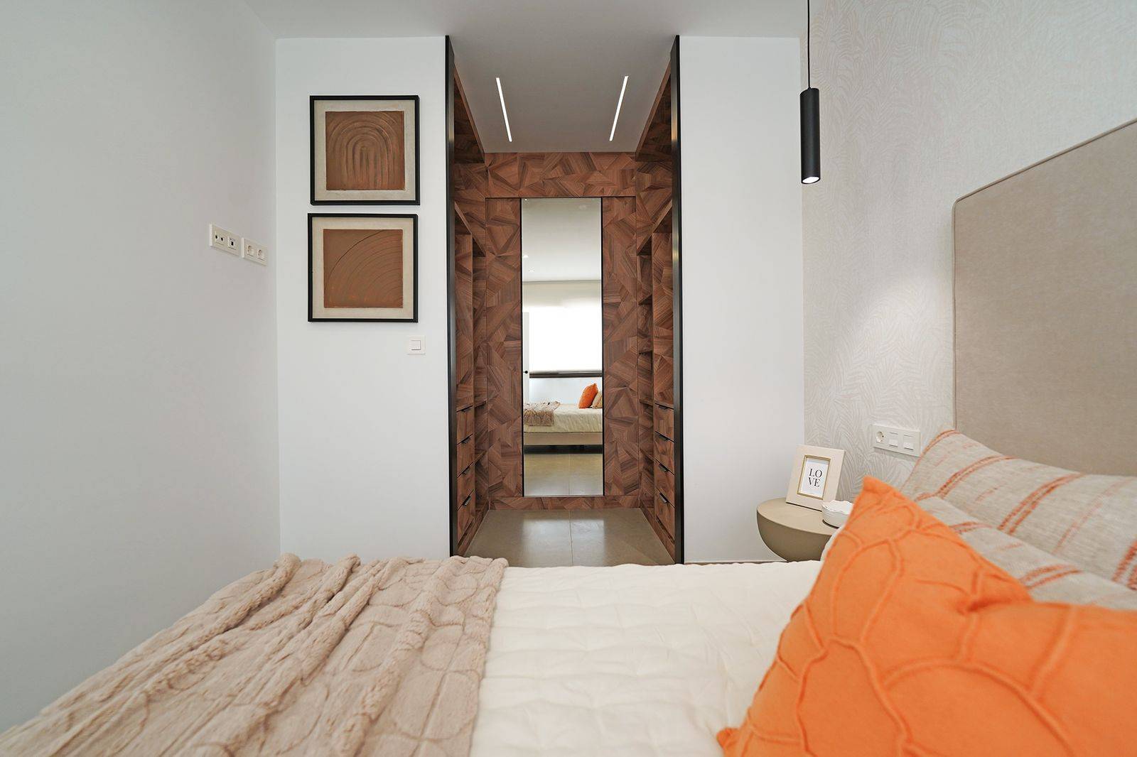 Second bedroom interior in 3-bedroom villa, Heredades, Rojales
