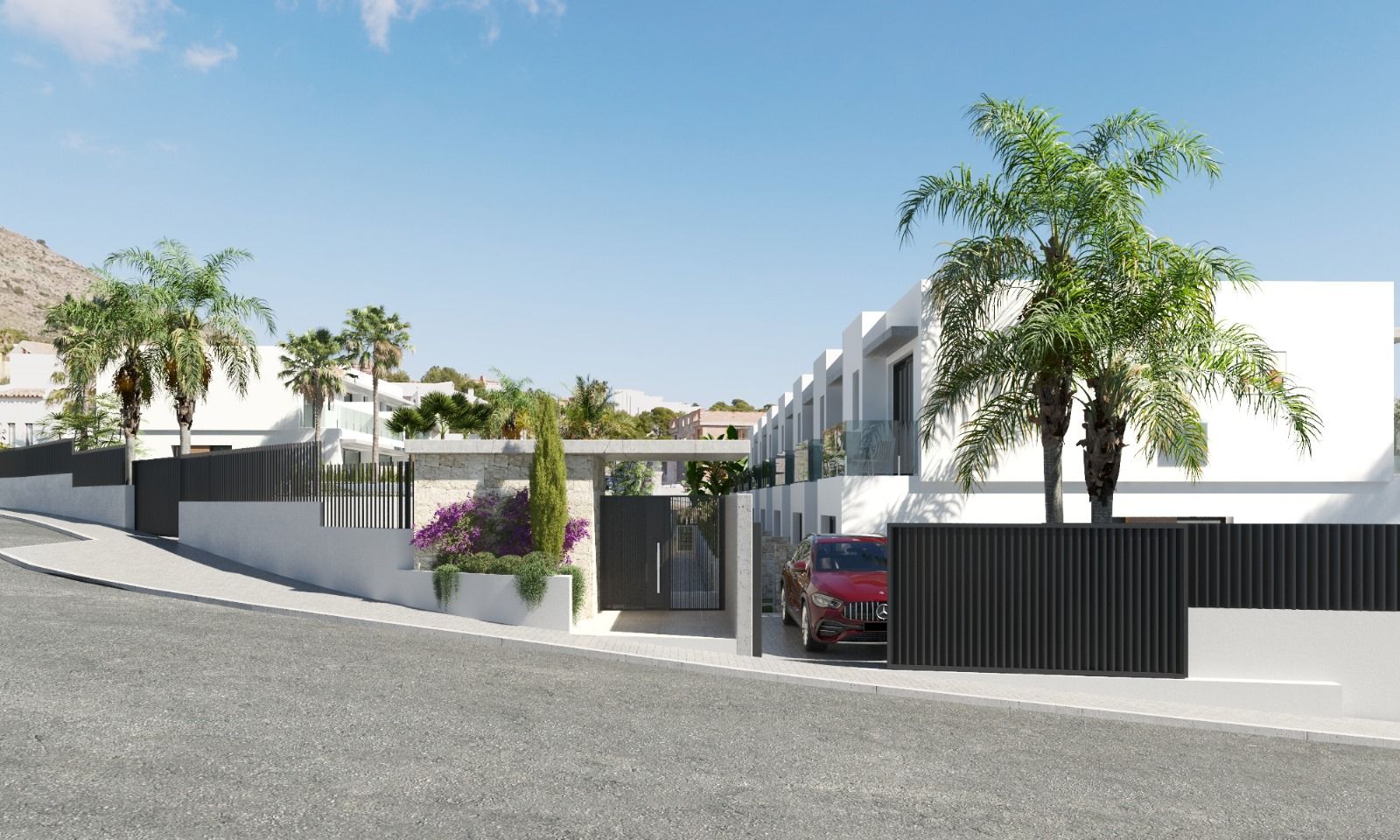 Kitchen in 3-bedroom townhouse, Finestrat Hills, Finestrat