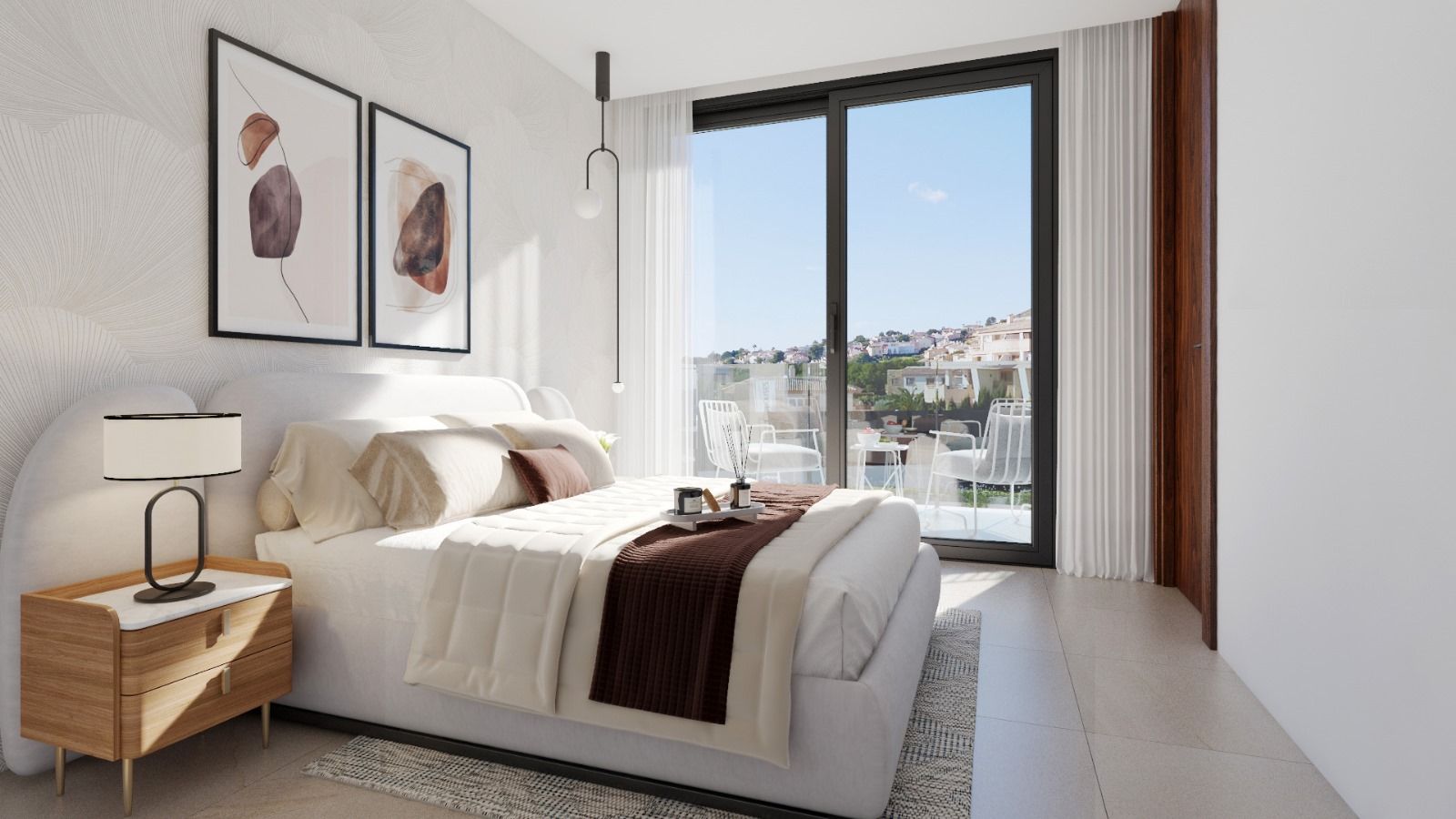 Main bedroom in 3-bedroom townhouse, Finestrat Hills, Finestrat