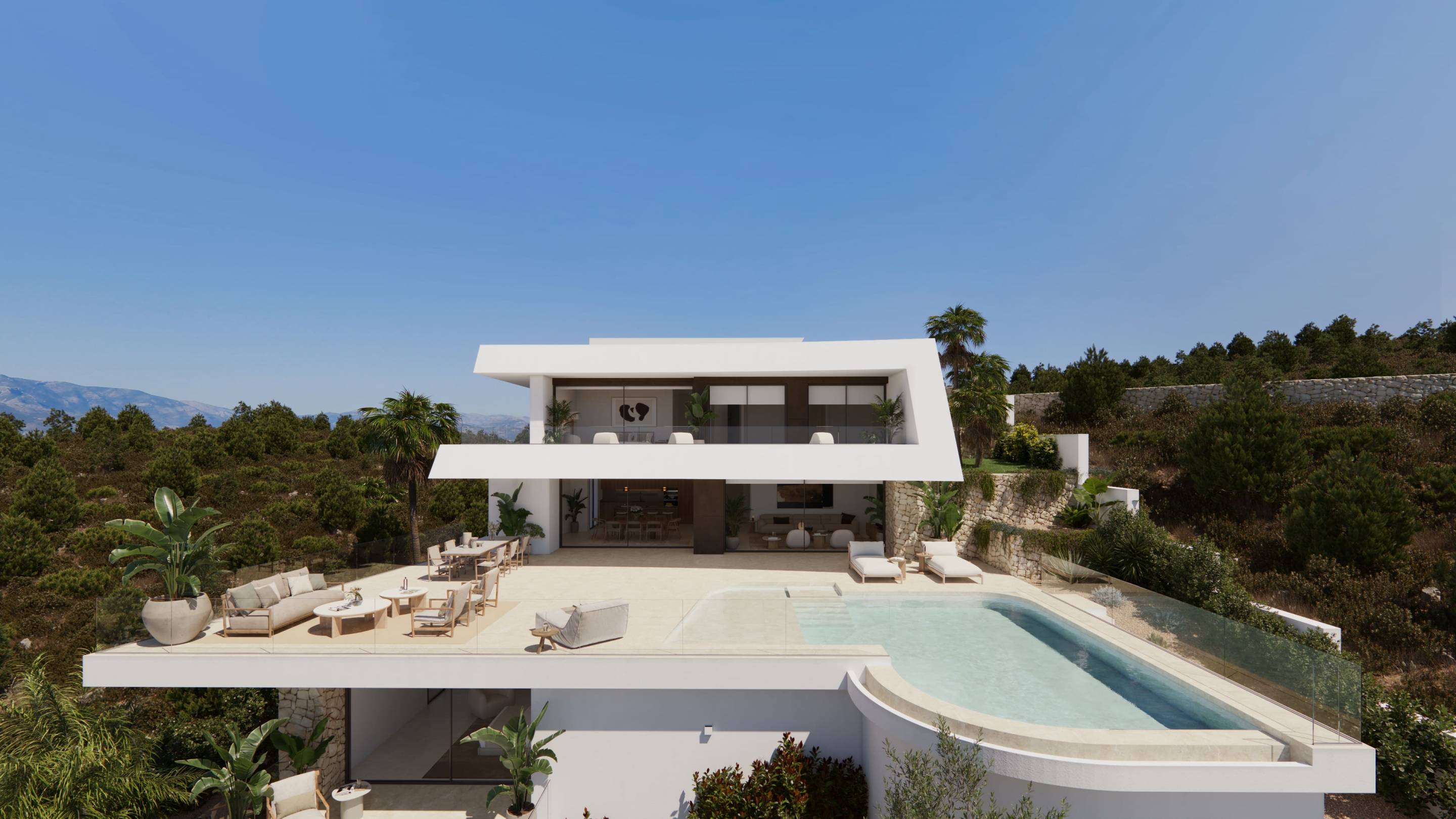 Home automation panel in new-build villa, Cumbres del Sol, Benitachell
