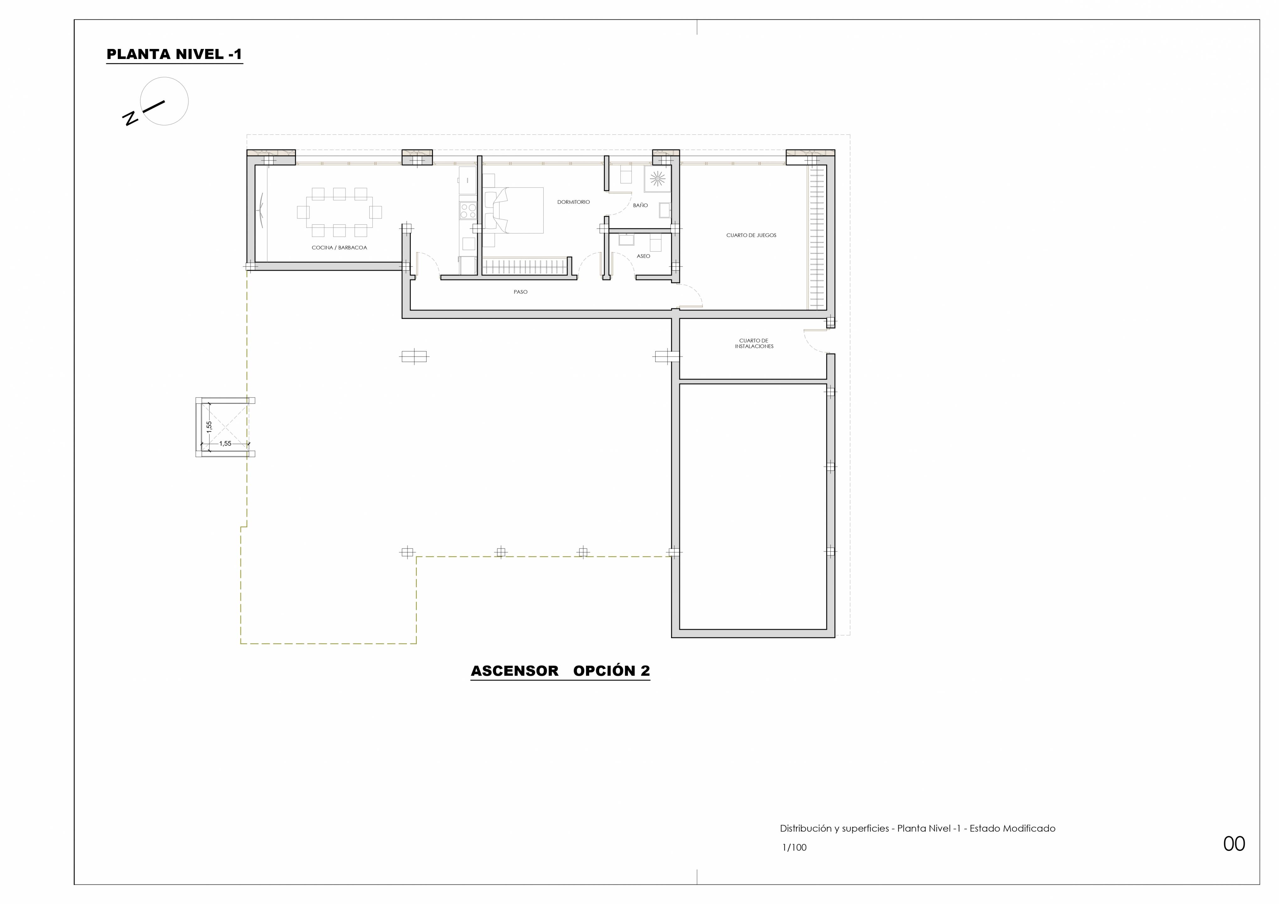 Site plan showing plot layout and building footprint, new-build villa, Altea Hills