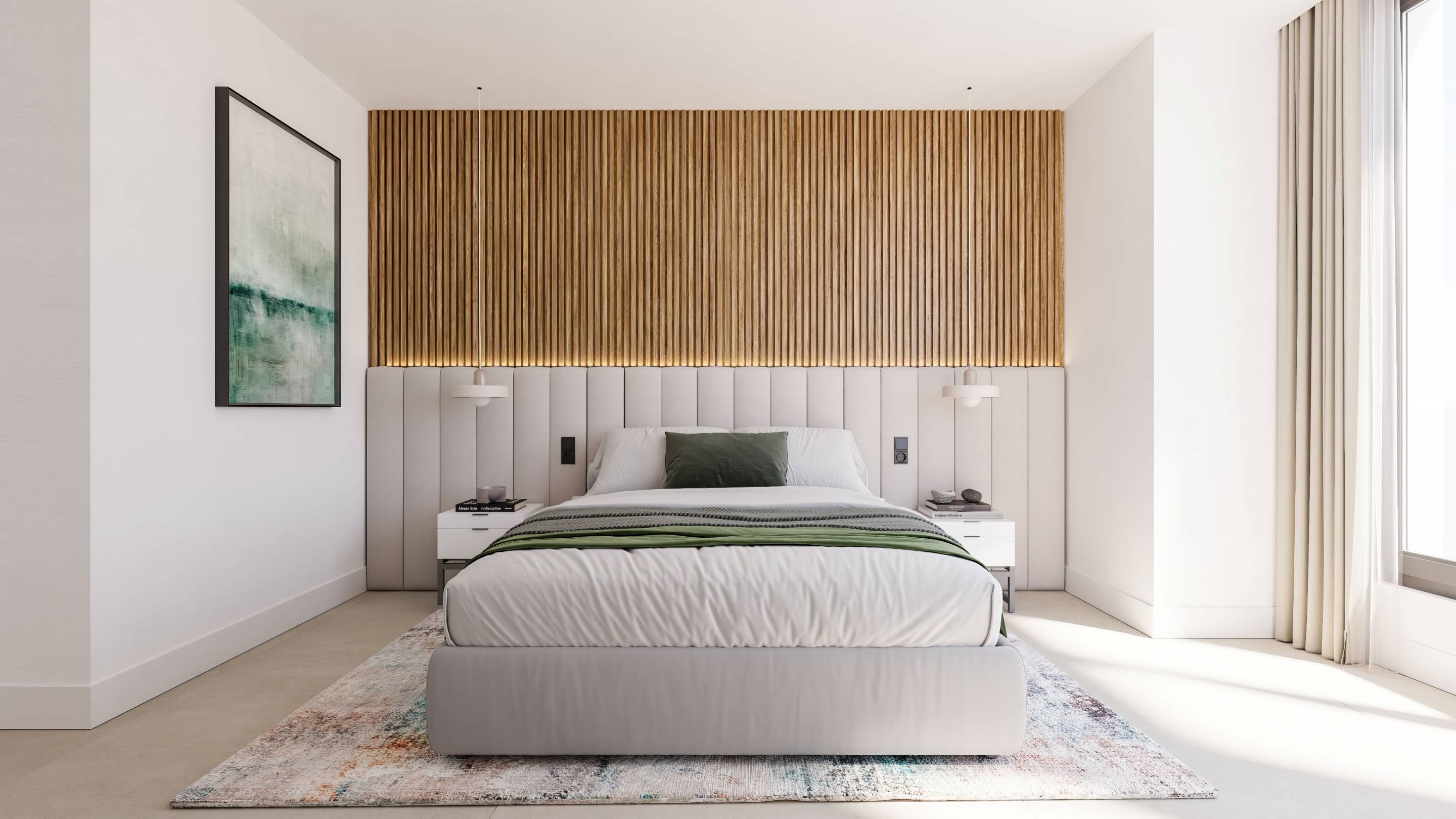 Main bedroom in 5th-floor new-build penthouse, Girón-Las Delicias-Pacífico, Málaga
