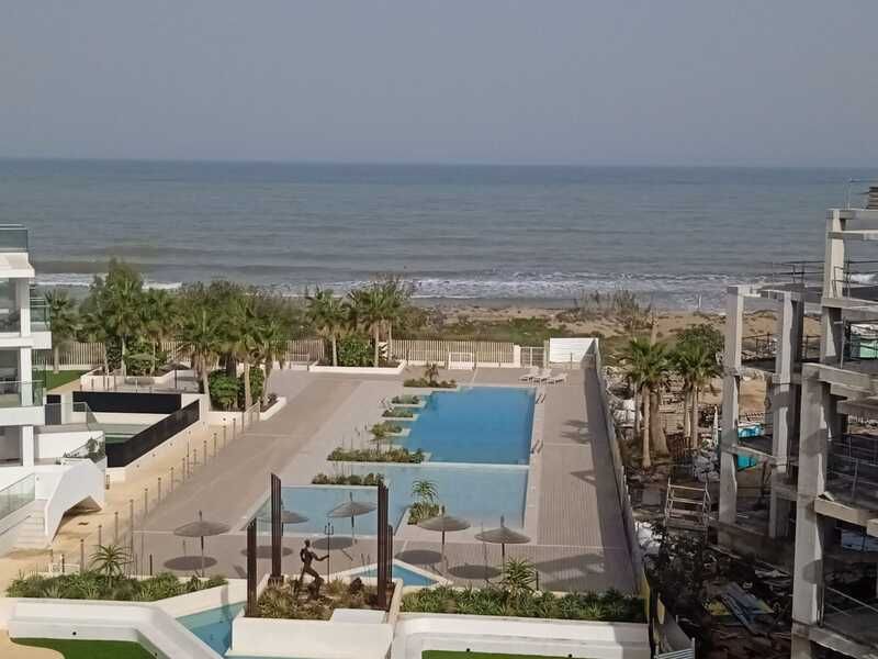 Terrace with sea views in 3-bedroom apartment, L'Almadrava-L'Estanyò, Denia