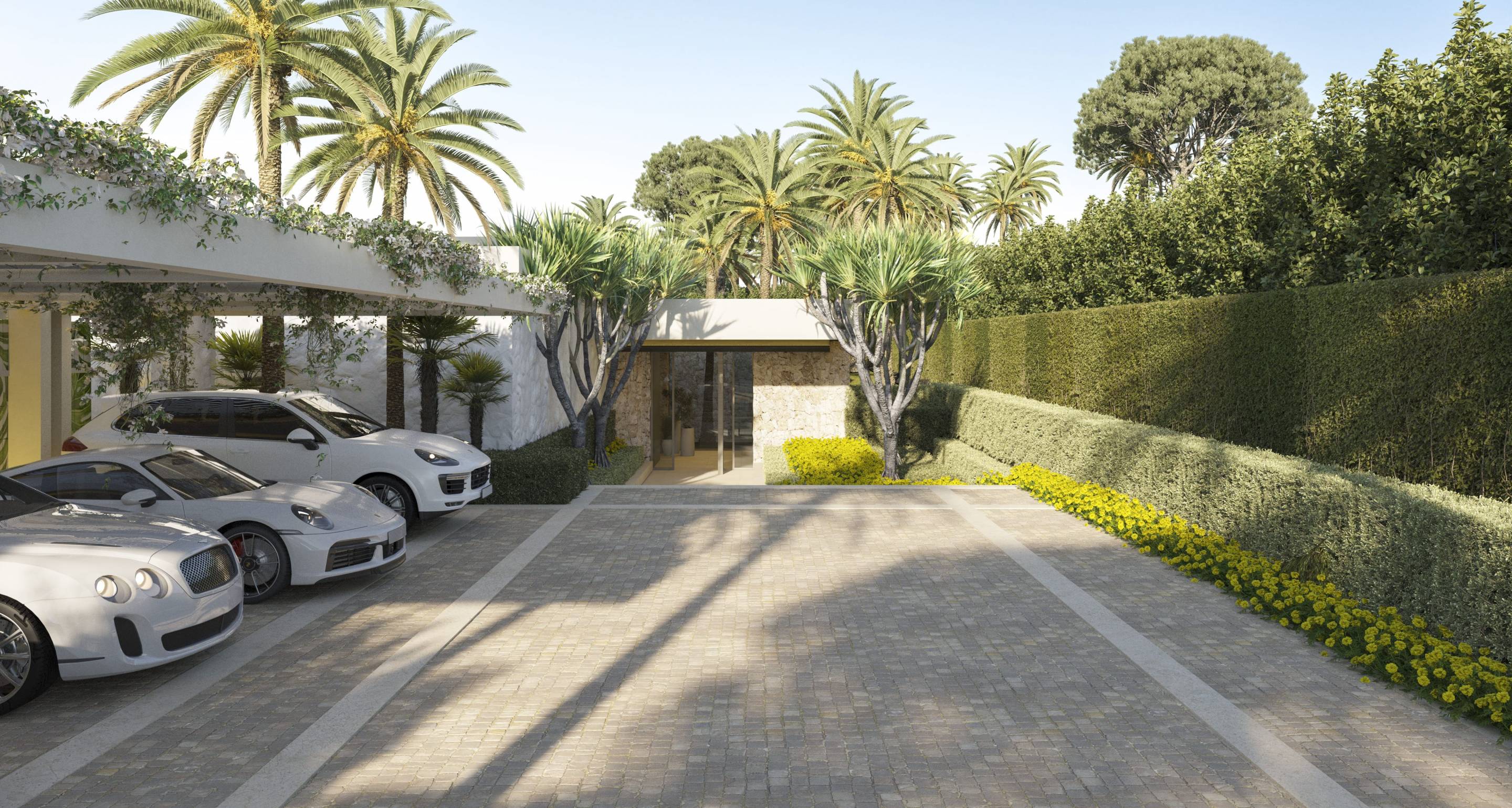 Second bedroom with fitted storage in new-build villa on 2,000 m2 plot, Las Brisas, Marbella