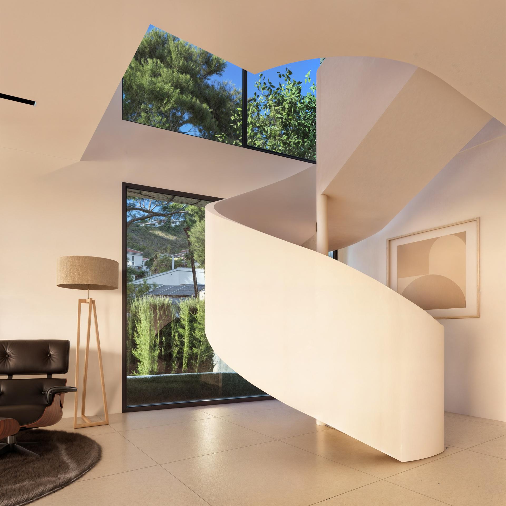 Covered terrace and outdoor area of single-storey new-build villa, Pinar de Advocat-Cometa