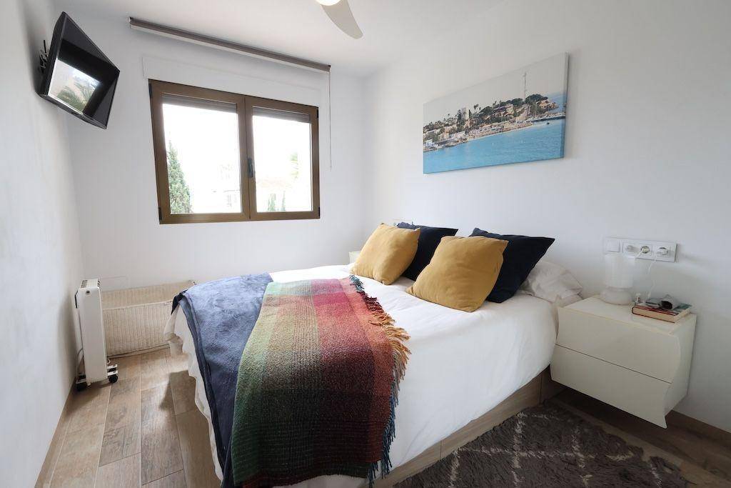 Hallway interior in 4-bedroom duplex, La Caleta, Cabo Roig