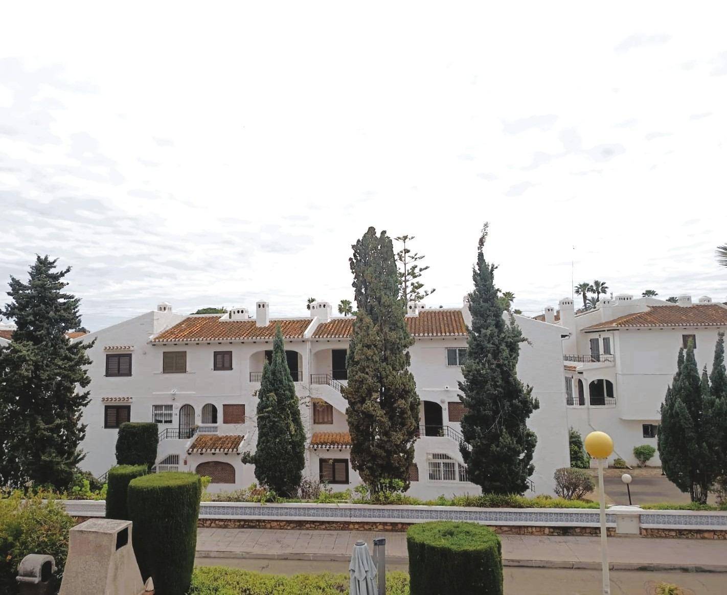 Residential street in La Caleta, Cabo Roig near the property