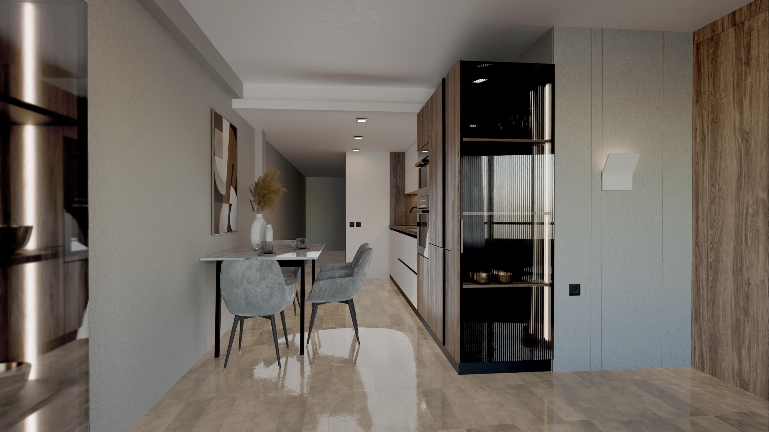 Main entrance door of penthouse, Altozano, Alicante