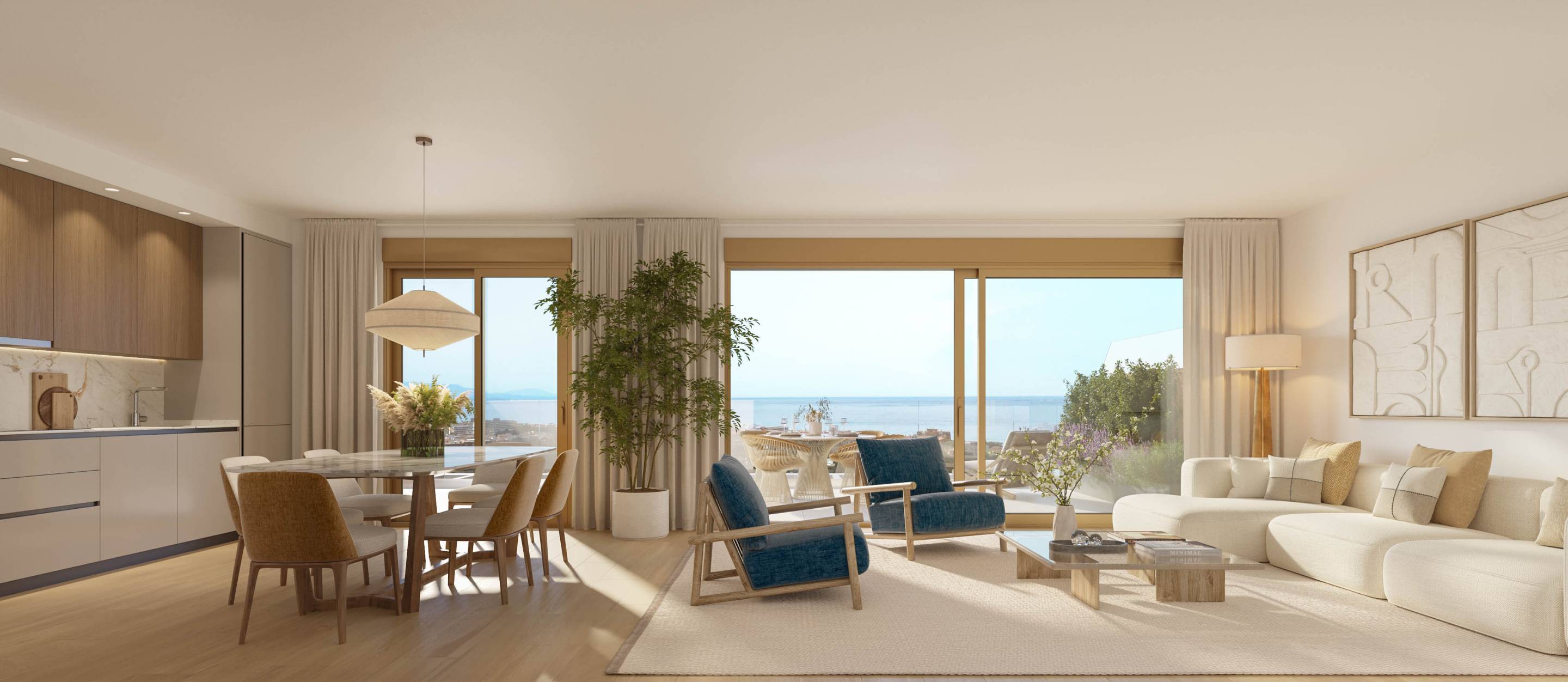 Site plan showing building layout within new-build development, El Saltillo, Torremolinos
