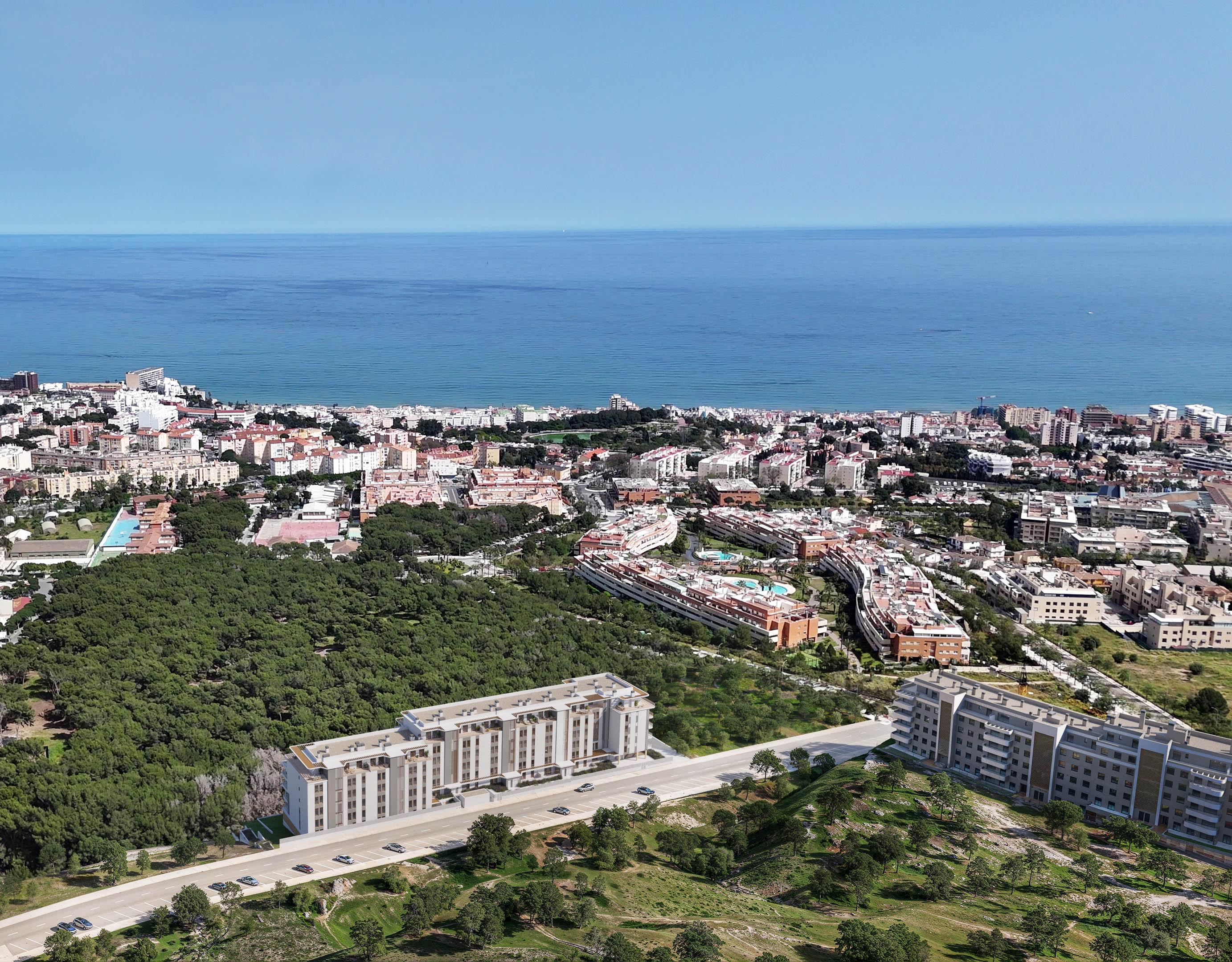 Terrace seating area overlooking the coastline, 5th-floor penthouse, El Saltillo, Torremolinos