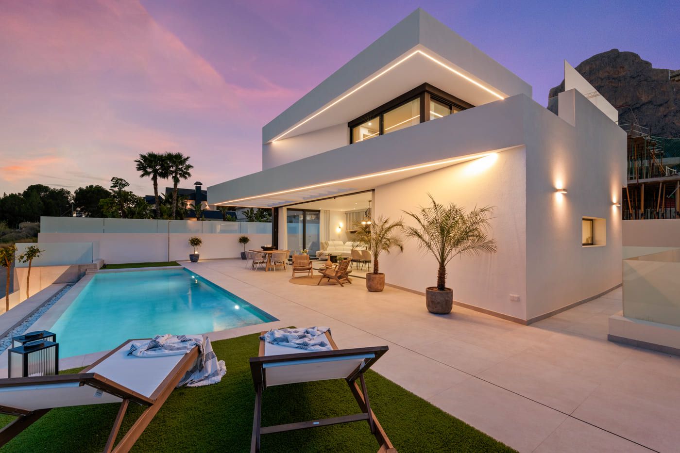 Show-home interior finish, 3-bedroom new-build villa, Pla de Cantal