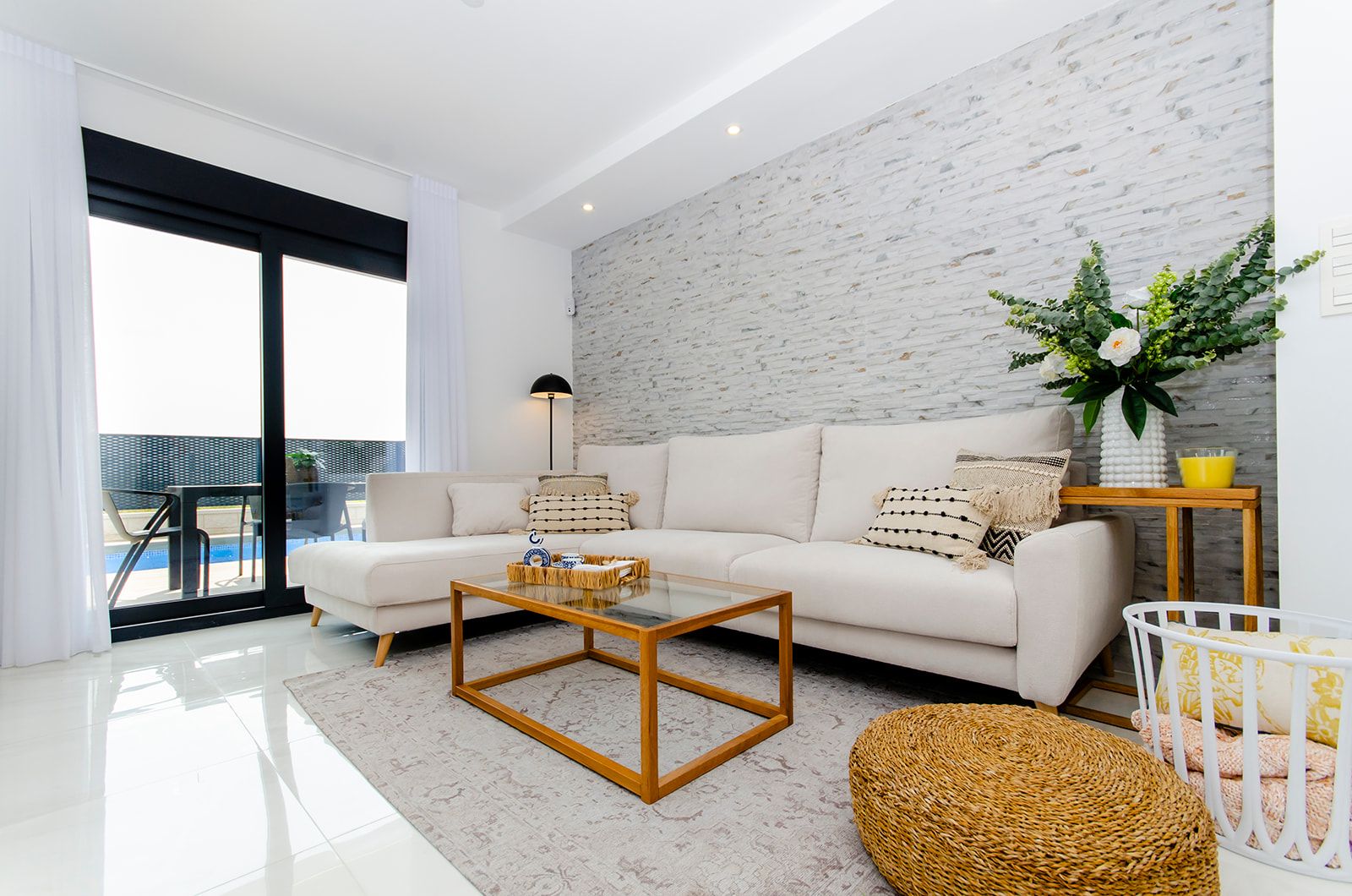 Third bathroom interior, new-build villa in Desamparados, Orihuela