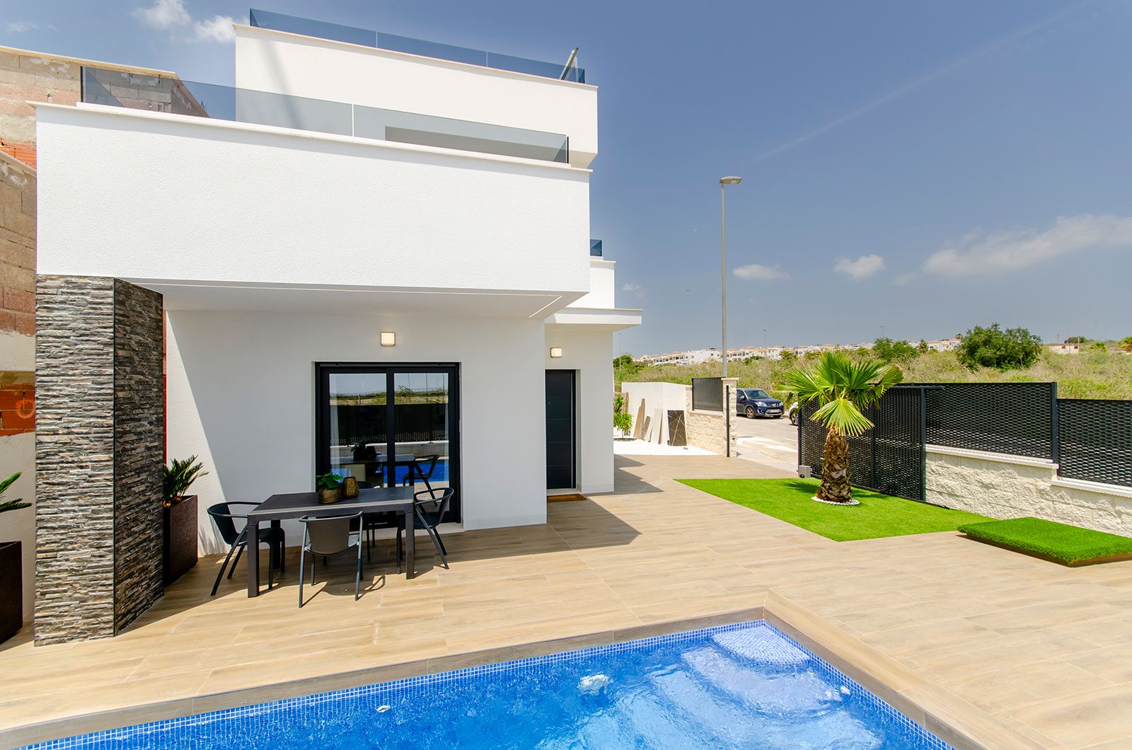 Parking area with 2 spaces, villa in Desamparados, Orihuela