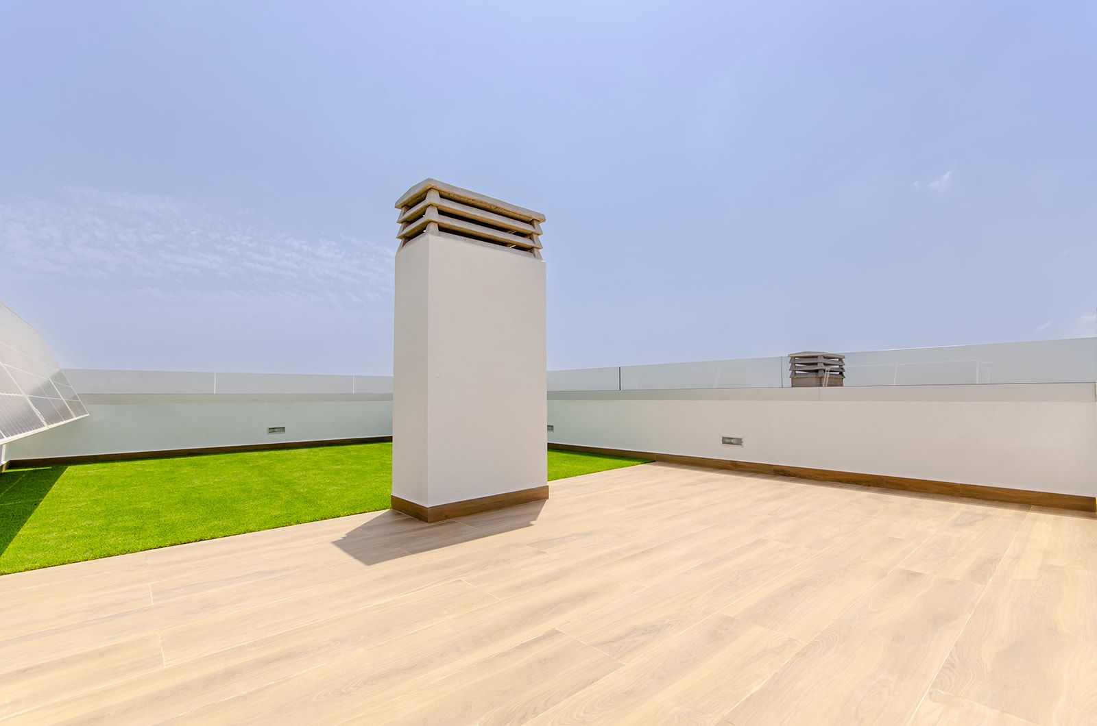 Street-facing front elevation, new-build villa in Desamparados, Orihuela
