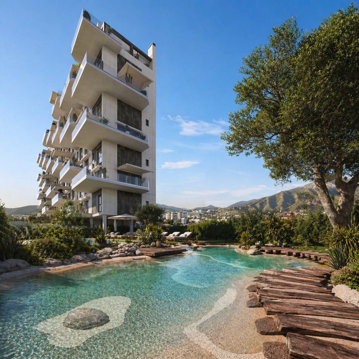 Private terrace with outdoor seating area, penthouse, Cala de Villajoyosa