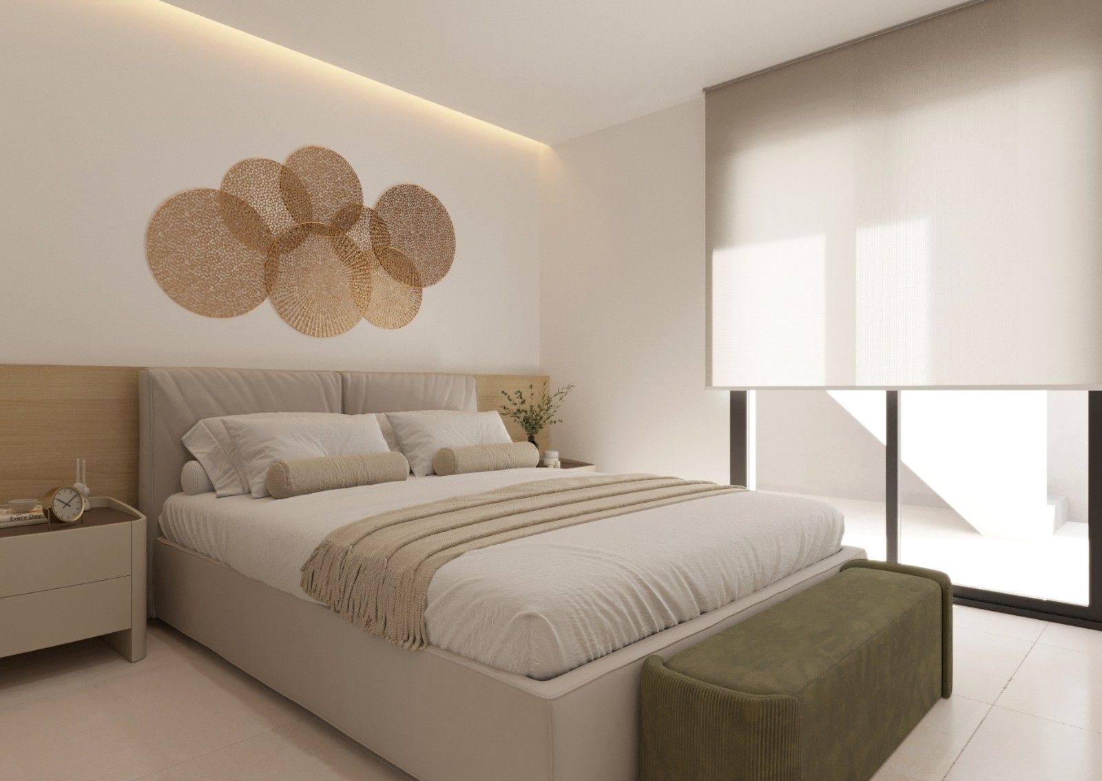 Second bedroom in 2-bedroom new-build apartment, Lago Jardín, Torrevieja