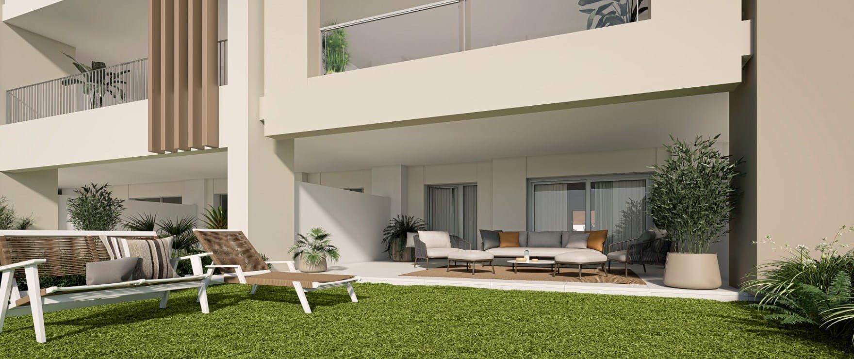 Sea views from new-build development, Bahia de las Rocas, Manilva
