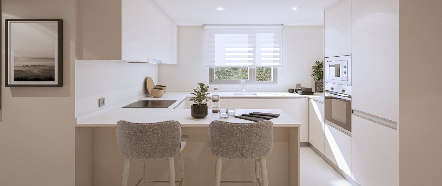 Second bathroom in 3-bedroom apartment, Bahia de las Rocas, Manilva