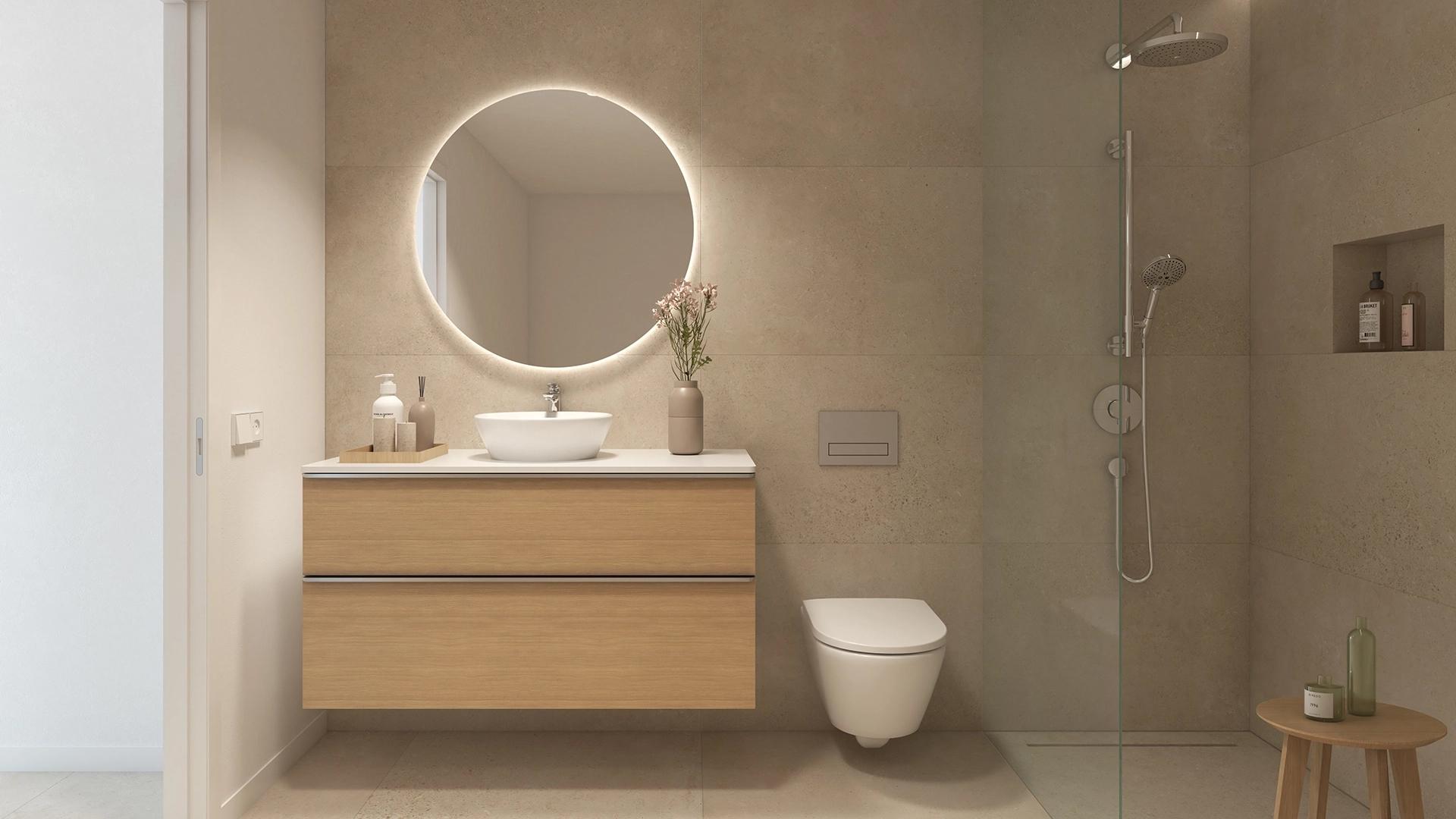 Second bedroom with built-in wardrobes in 3-bedroom new-build penthouse, Santa María, Marbella
