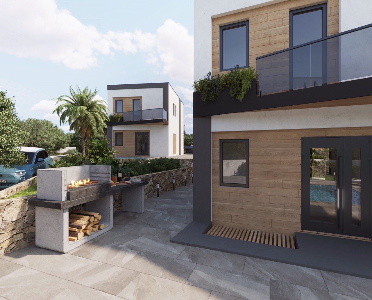 Bedroom with built-in wardrobe, new-build villa, Golf Bahía, Finestrat