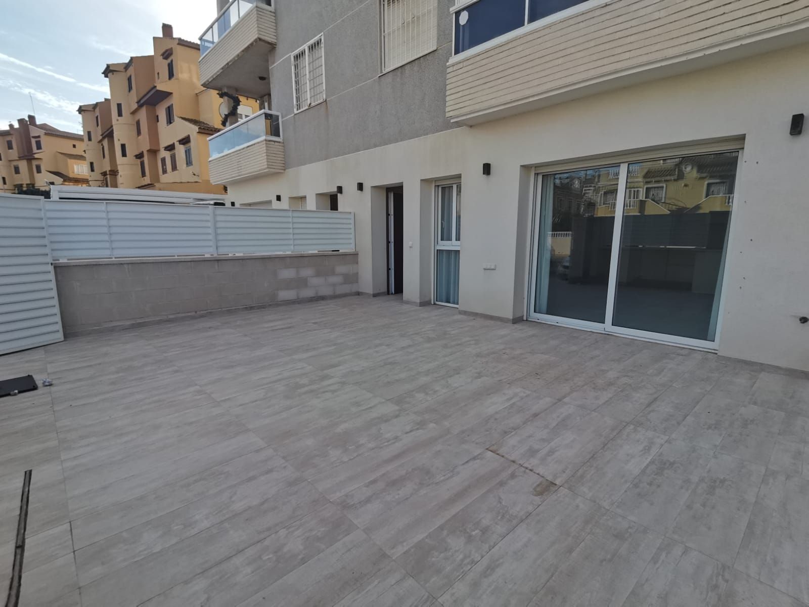 Private terrace area of ground-floor apartment, Torreblanca, Torrevieja