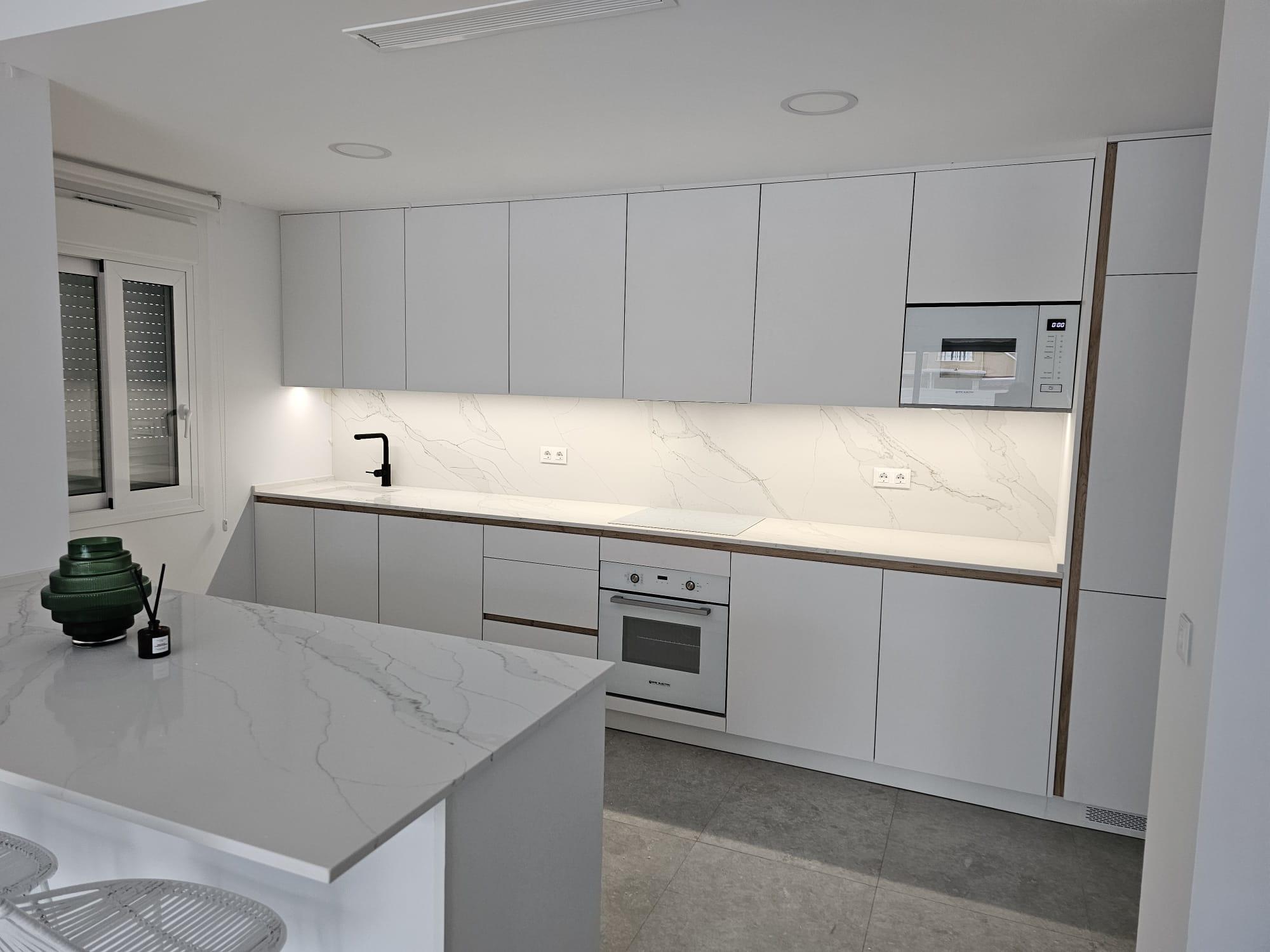 Parking and garage access in new-build development, Torreblanca