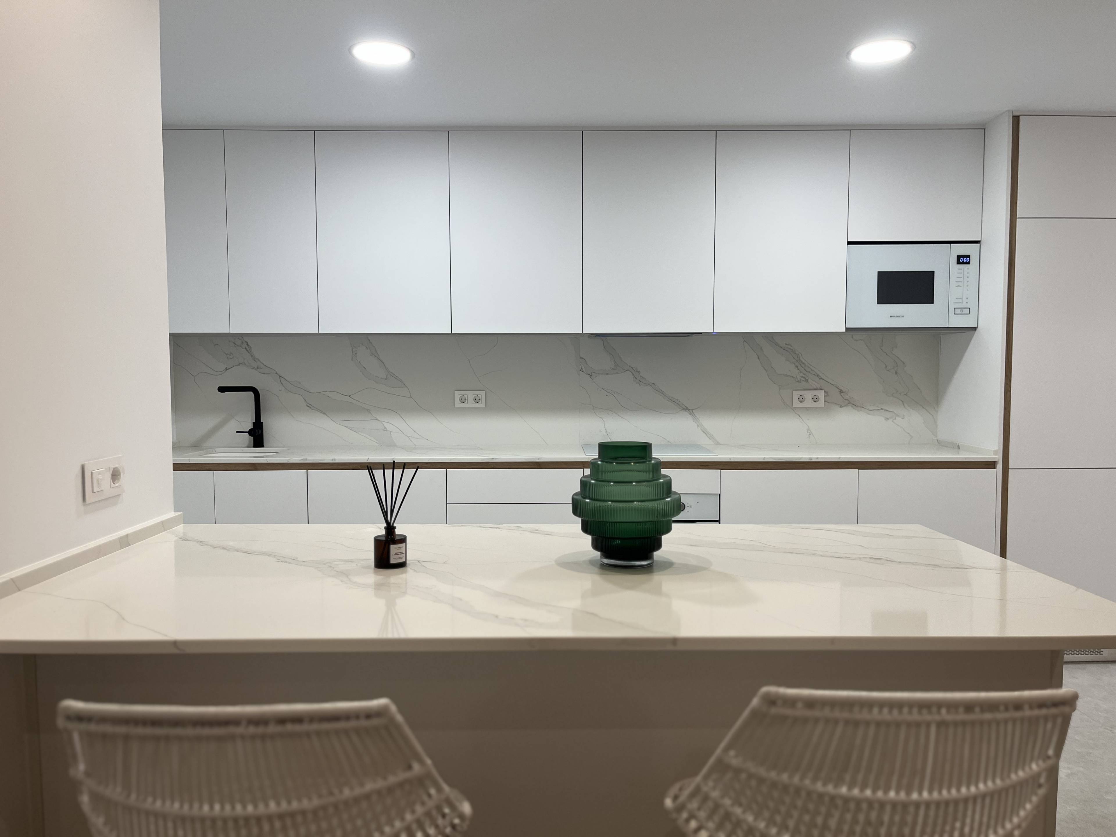 Communal pool from garden level, Torreblanca, Torrevieja