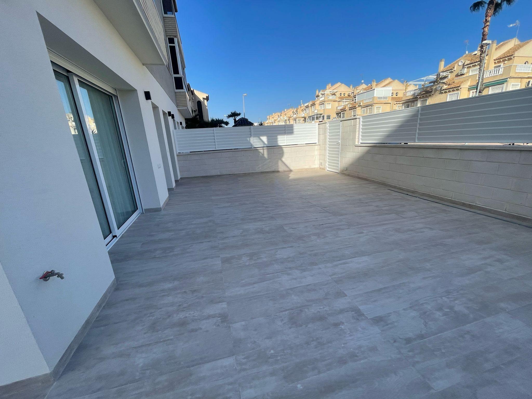 Living room from entrance angle, new-build apartment, Torreblanca